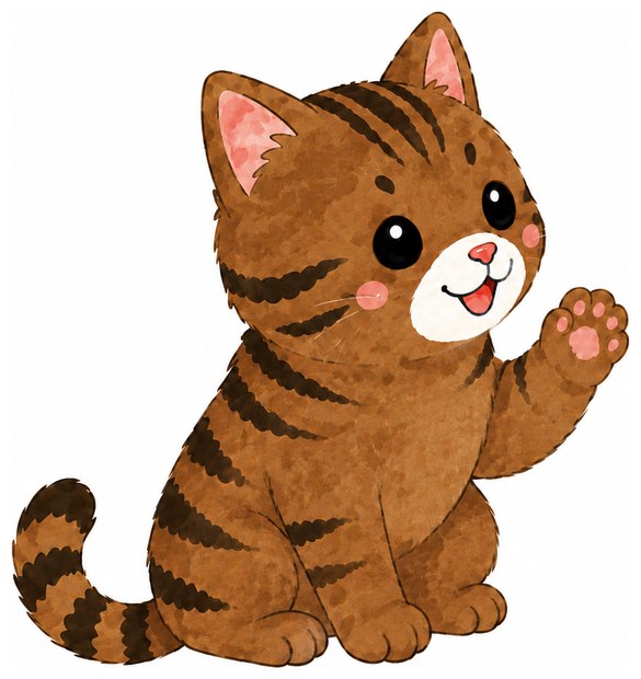 トラ猫（リサーチ）のイラスト
